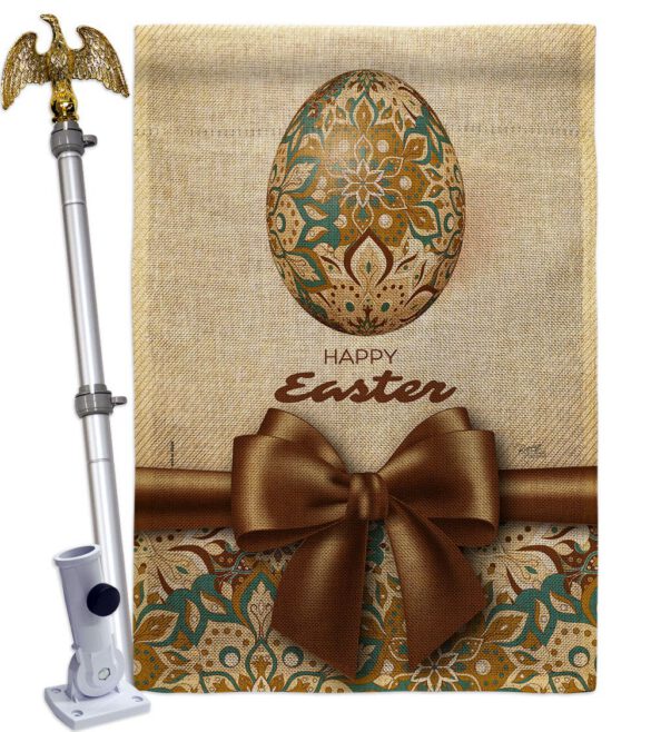 Easter Faberge Egg - Easter Spring Vertical Impressions Decorative Flags HG103085 Made In USA - Image 19