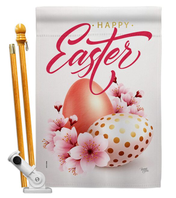 Easter Blooming - Easter Spring Vertical Impressions Decorative Flags HG103086 Made In USA - Image 5