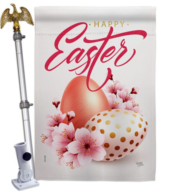 Easter Blooming - Easter Spring Vertical Impressions Decorative Flags HG103086 Made In USA - Image 9