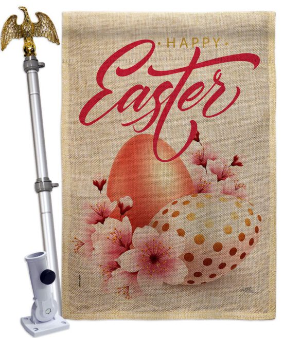 Easter Blooming - Easter Spring Vertical Impressions Decorative Flags HG103086 Made In USA - Image 19