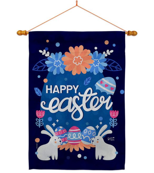 Happy Easter Bunny - Easter Spring Vertical Impressions Decorative Flags HG137365 Made In USA - Image 10