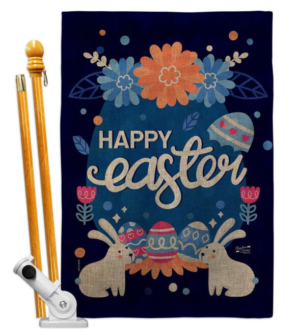 Happy Easter Bunny - Easter Spring Vertical Impressions Decorative Flags HG137365 Made In USA - Image 15