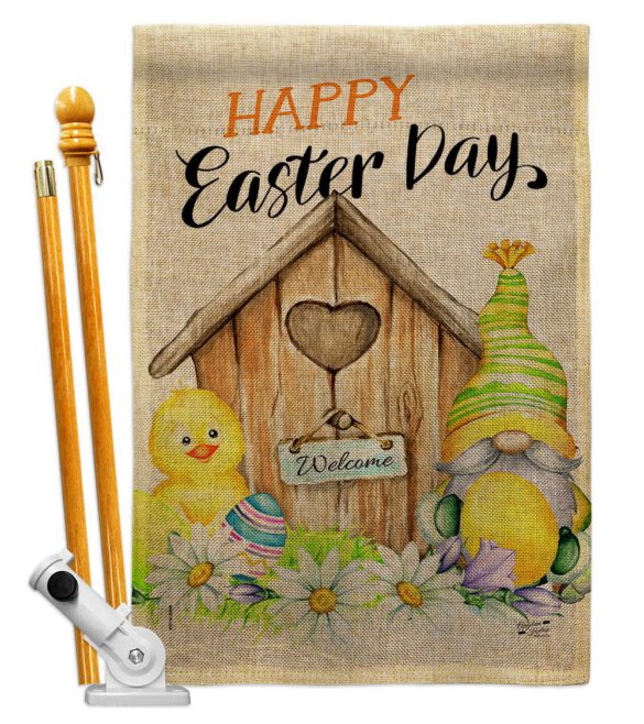Easter Gnome - Easter Spring Vertical Impressions Decorative Flags HG137391 Made In USA - Image 15