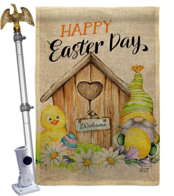 Easter Gnome - Easter Spring Vertical Impressions Decorative Flags HG137391 Made In USA - Image 19