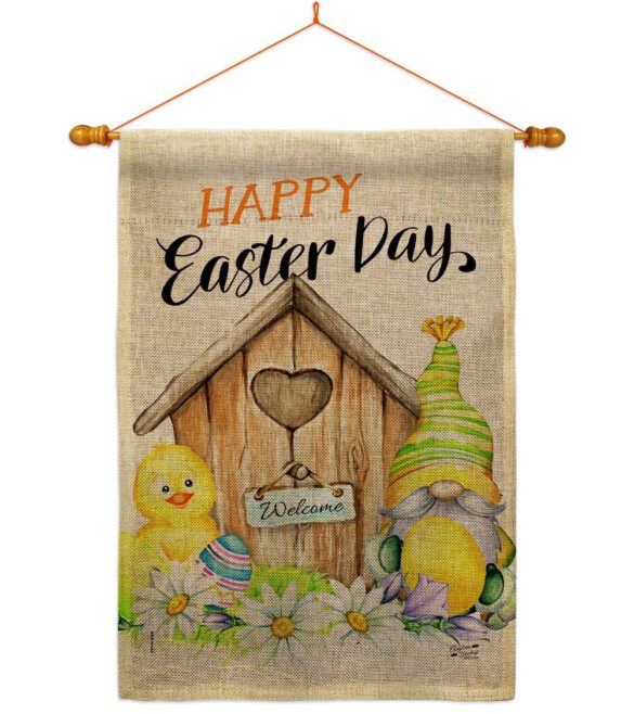 Easter Gnome - Easter Spring Vertical Impressions Decorative Flags HG137391 Made In USA - Image 20