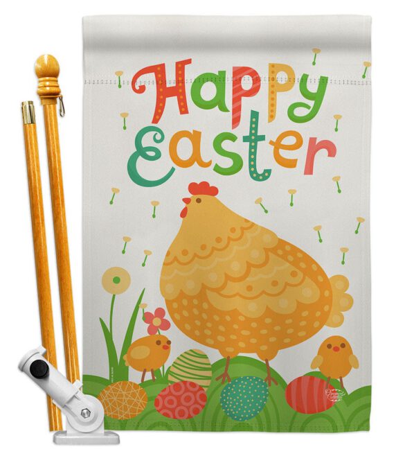 Easter Chicks - Easter Spring Vertical Impressions Decorative Flags HG192341 Made In USA - Image 5