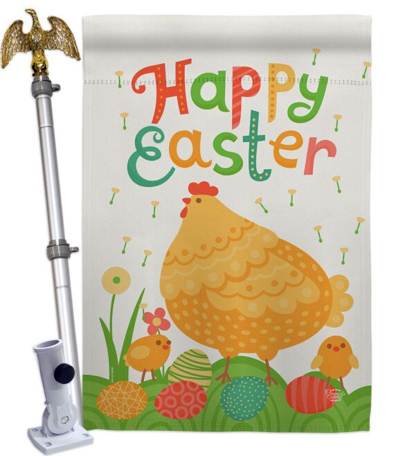 Easter Chicks - Easter Spring Vertical Impressions Decorative Flags HG192341 Made In USA - Image 9