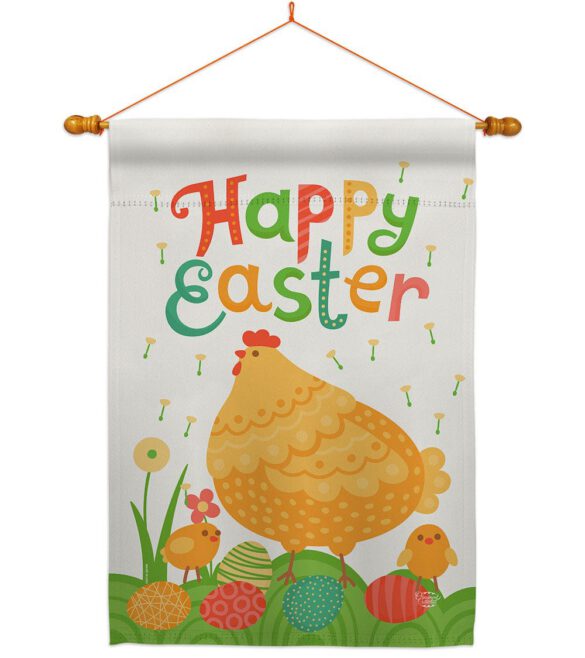 Easter Chicks - Easter Spring Vertical Impressions Decorative Flags HG192341 Made In USA - Image 10