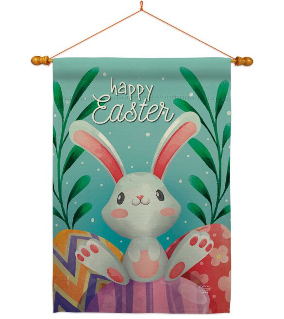 Colorful Easter Eggs - Easter Spring Vertical Impressions Decorative Flags HG192350 Made In USA - Image 10