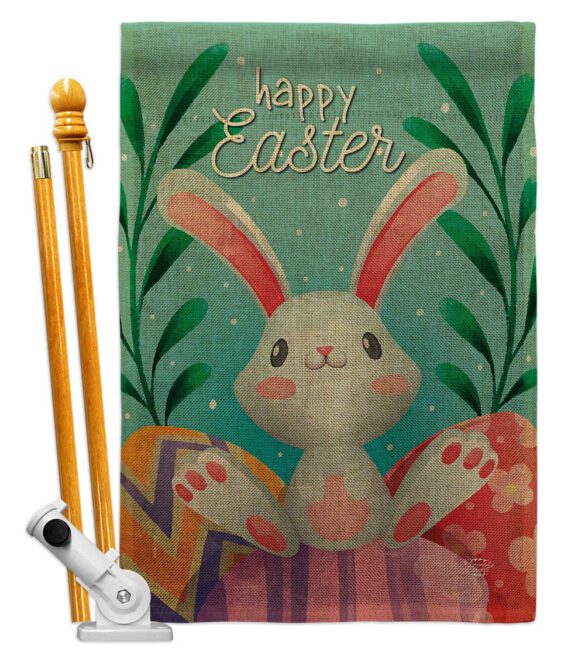 Colorful Easter Eggs - Easter Spring Vertical Impressions Decorative Flags HG192350 Made In USA - Image 15