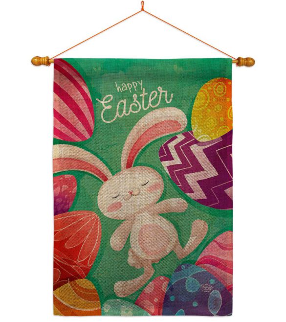 Easter Eggs - Easter Spring Vertical Impressions Decorative Flags HG192352 Made In USA - Image 20