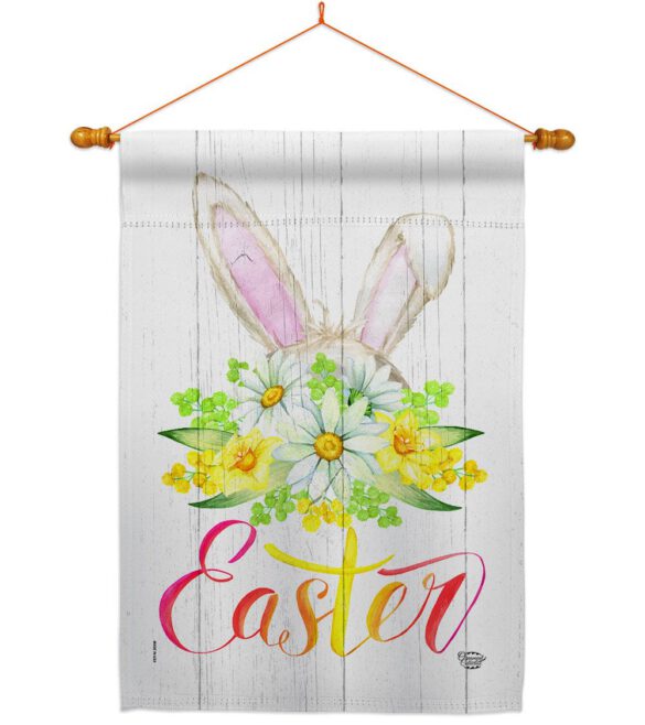 Floral Easter - Easter Spring Vertical Impressions Decorative Flags HG192406 Made In USA - Image 10