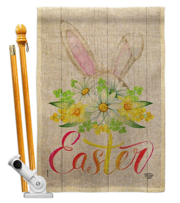 Floral Easter - Easter Spring Vertical Impressions Decorative Flags HG192406 Made In USA - Image 15