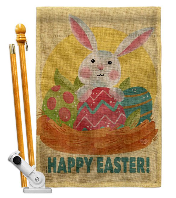 Easter Bunny Fun - Easter Spring Vertical Impressions Decorative Flags HG192421 Made In USA - Image 15