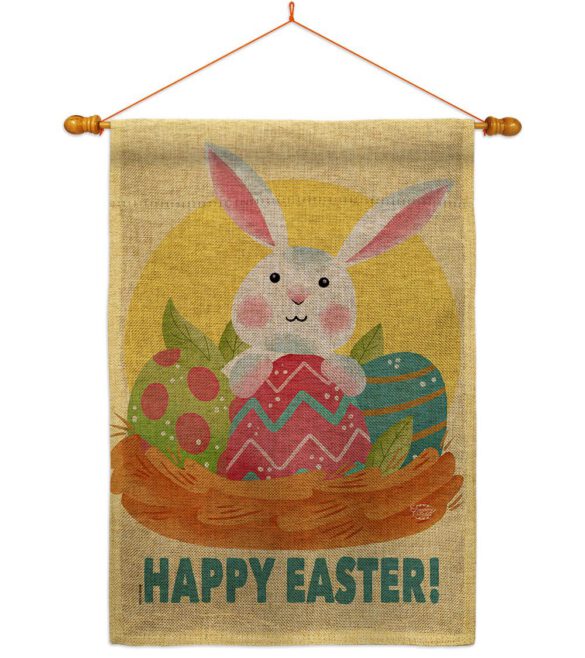 Easter Bunny Fun - Easter Spring Vertical Impressions Decorative Flags HG192421 Made In USA - Image 20