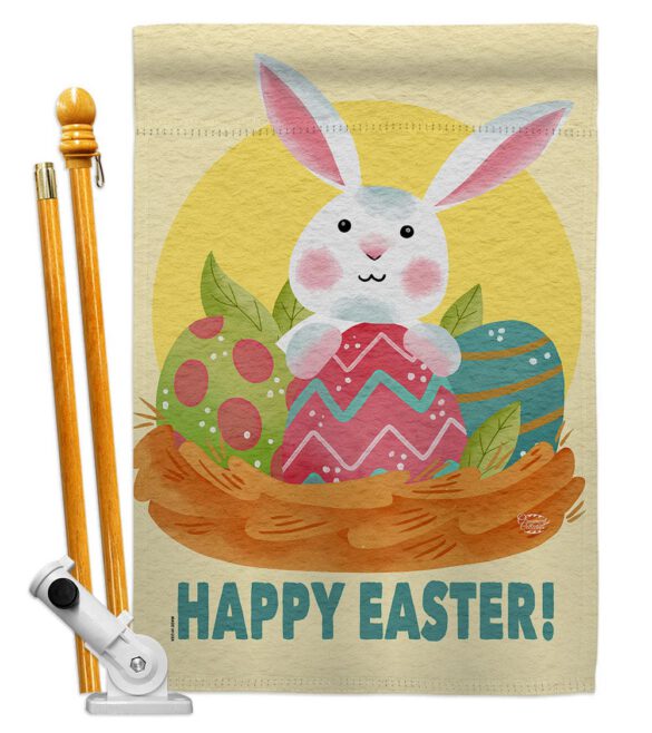 Easter Bunny Fun - Easter Spring Vertical Impressions Decorative Flags HG192421 Made In USA - Image 5