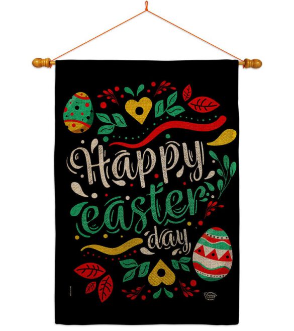 Easter Day - Easter Spring Vertical Impressions Decorative Flags HG192459 Made In USA - Image 20