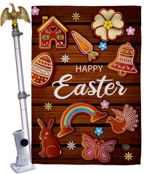 Chocolate Easter - Easter Spring Vertical Impressions Decorative Flags HG192502 Made In USA - Image 9