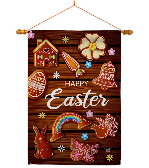 Chocolate Easter - Easter Spring Vertical Impressions Decorative Flags HG192502 Made In USA - Image 10