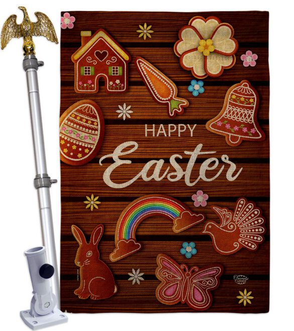 Chocolate Easter - Easter Spring Vertical Impressions Decorative Flags HG192502 Made In USA - Image 19