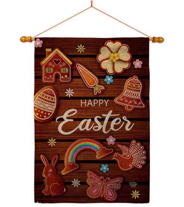 Chocolate Easter - Easter Spring Vertical Impressions Decorative Flags HG192502 Made In USA - Image 20