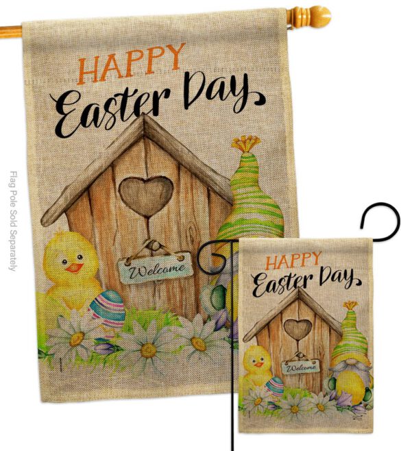 Easter Gnome - Easter Spring Vertical Impressions Decorative Flags HG137391 Made In USA - Image 13