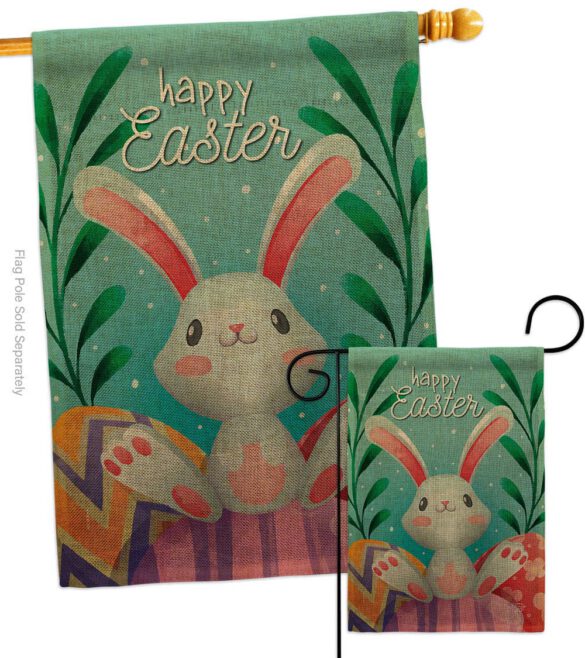 Colorful Easter Eggs - Easter Spring Vertical Impressions Decorative Flags HG192350 Made In USA - Image 13