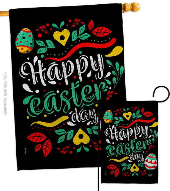 Easter Day - Easter Spring Vertical Impressions Decorative Flags HG192459 Made In USA - Image 3