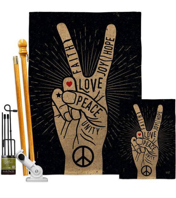 Faith Love Joy - Expression Inspirational Vertical Impressions Decorative Flags HG137415 Made In USA - Image 16