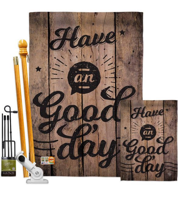Have an Good Day - Expression Inspirational Vertical Impressions Decorative Flags HG191191 Made In USA - Image 6