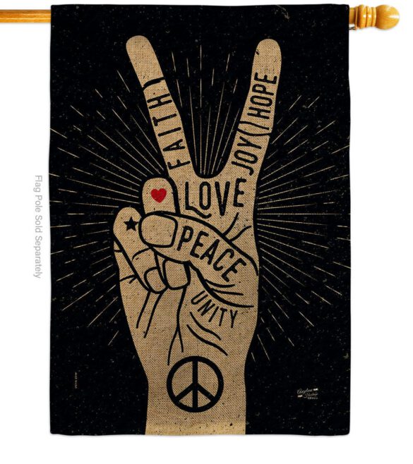 Faith Love Joy - Expression Inspirational Vertical Impressions Decorative Flags HG137415 Made In USA - Image 12