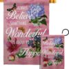 Always Believe - Expression Inspirational Vertical Impressions Decorative Flags HG115109 Made In USA