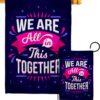 All In This - Expression Inspirational Vertical Impressions Decorative Flags HG192248 Made In USA