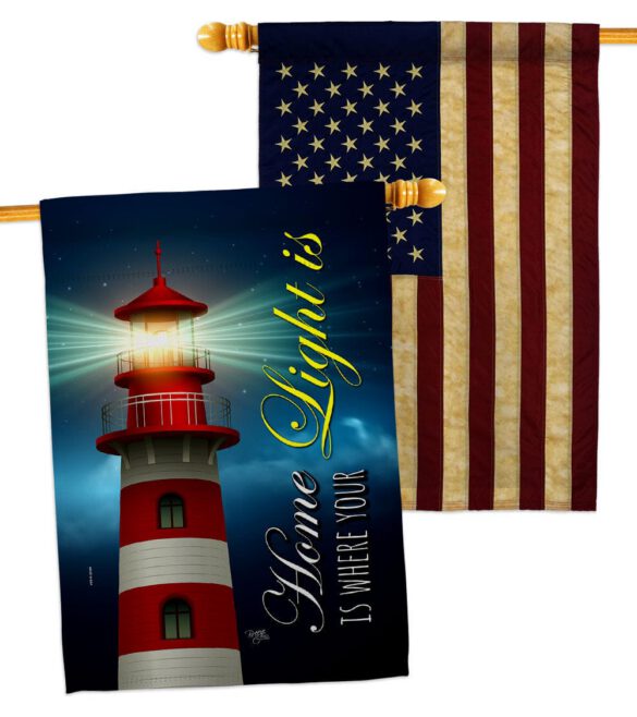 Home Light - Historic Americana Vertical Impressions Decorative Flags HG120253 Made In USA - Image 8