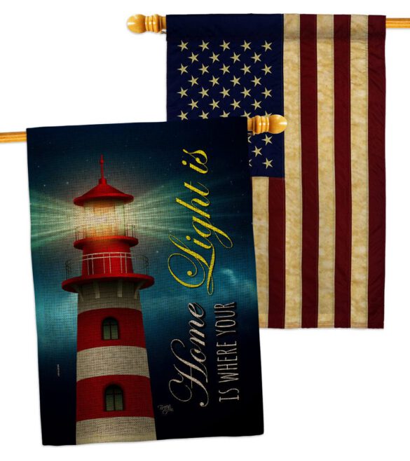 Home Light - Historic Americana Vertical Impressions Decorative Flags HG120253 Made In USA - Image 29