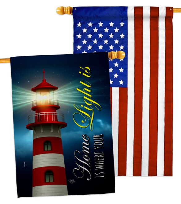 Home Light - Historic Americana Vertical Impressions Decorative Flags HG120253 Made In USA - Image 10