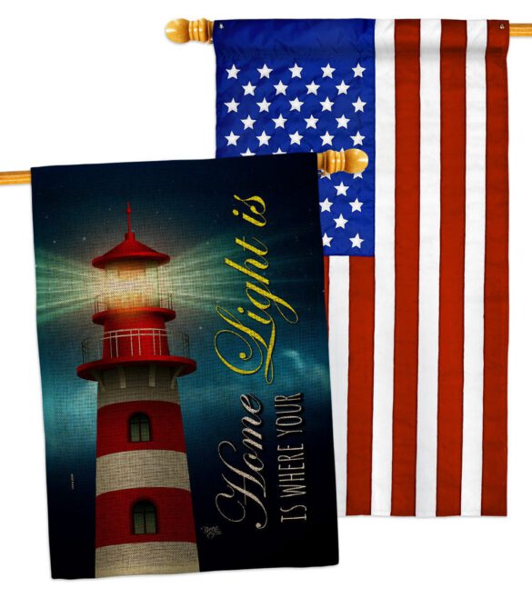 Home Light - Historic Americana Vertical Impressions Decorative Flags HG120253 Made In USA - Image 31