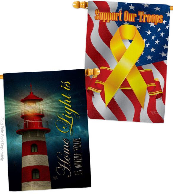Home Light - Historic Americana Vertical Impressions Decorative Flags HG120253 Made In USA - Image 35