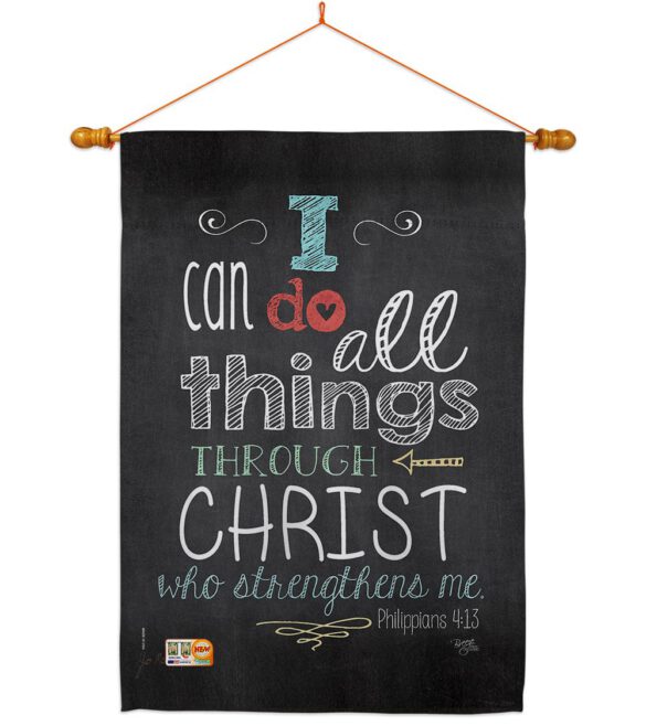 All Things Through Christ - Impressions Decorative Garden Flag G165119-BO - Image 15