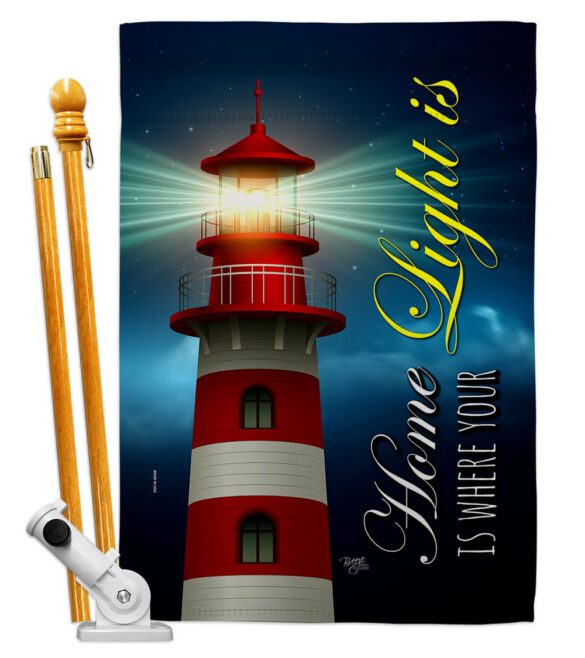 Home Light - Historic Americana Vertical Impressions Decorative Flags HG120253 Made In USA - Image 5