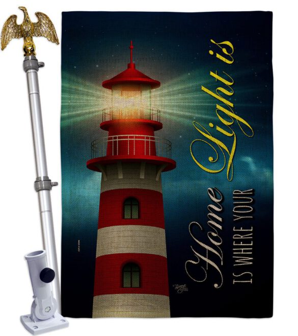 Home Light - Historic Americana Vertical Impressions Decorative Flags HG120253 Made In USA - Image 41