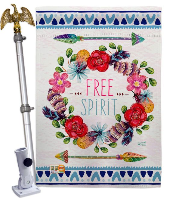 Free Spirit - Expression Inspirational Vertical Impressions Decorative Flags HG137006 Made In USA - Image 13
