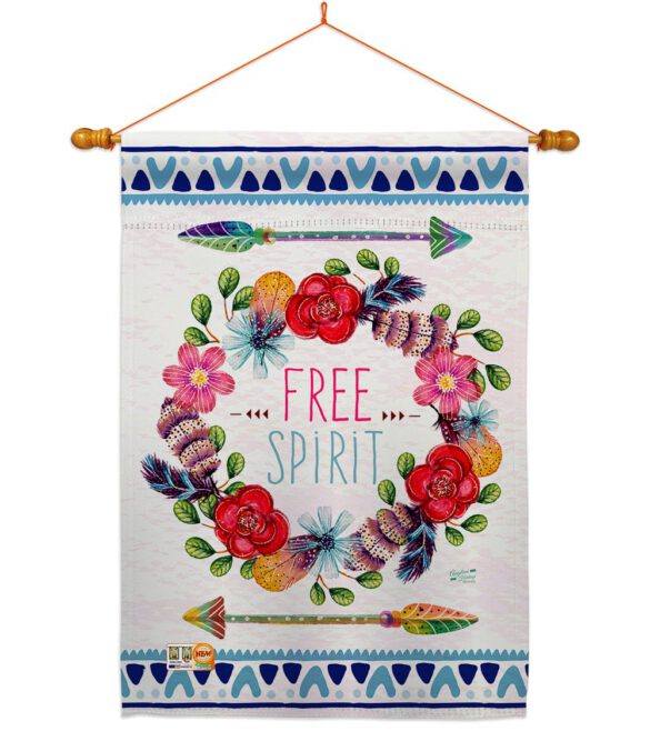 Free Spirit - Expression Inspirational Vertical Impressions Decorative Flags HG137006 Made In USA - Image 14
