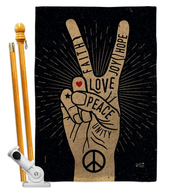 Faith Love Joy - Expression Inspirational Vertical Impressions Decorative Flags HG137415 Made In USA - Image 15