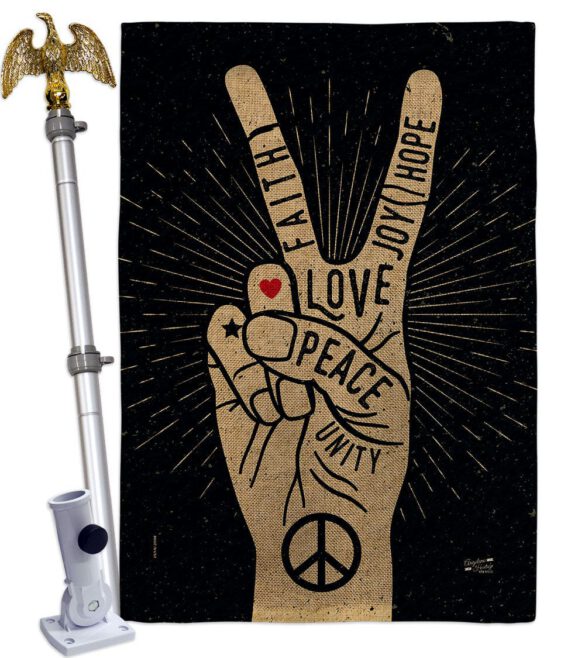 Faith Love Joy - Expression Inspirational Vertical Impressions Decorative Flags HG137415 Made In USA - Image 19