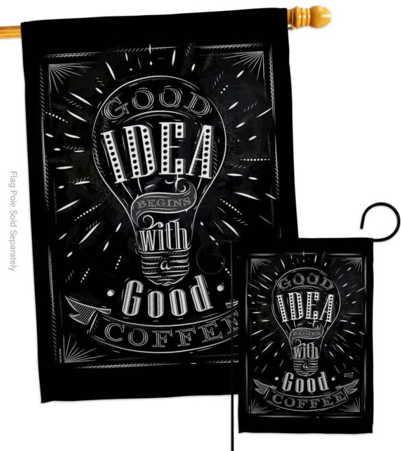 Good Idea - Expression Inspirational Vertical Impressions Decorative Flags HG137271 Made In USA - Image 3