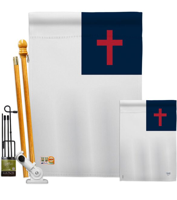 Christian - Faith & Religious Inspirational Vertical Impressions Decorative Flags HG103049 Made In USA - Image 6