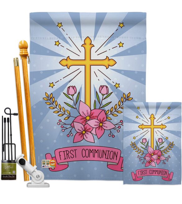 Holy Communion - Faith & Religious Inspirational Vertical Impressions Decorative Flags HG137212 Made In USA - Image 6
