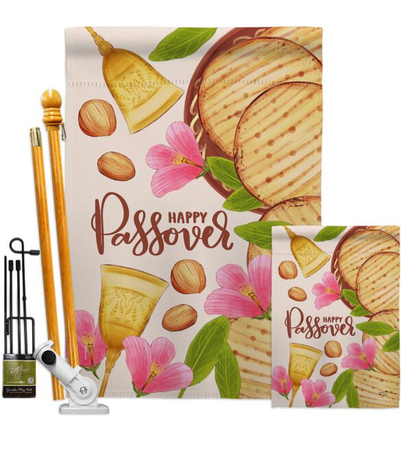 Happy Pesach - Faith & Religious Inspirational Vertical Impressions Decorative Flags HG137248 Made In USA - Image 6