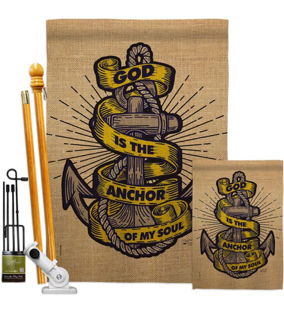 God is the Anchor - Impressions Decorative Garden Flag G135252-BO - Image 6